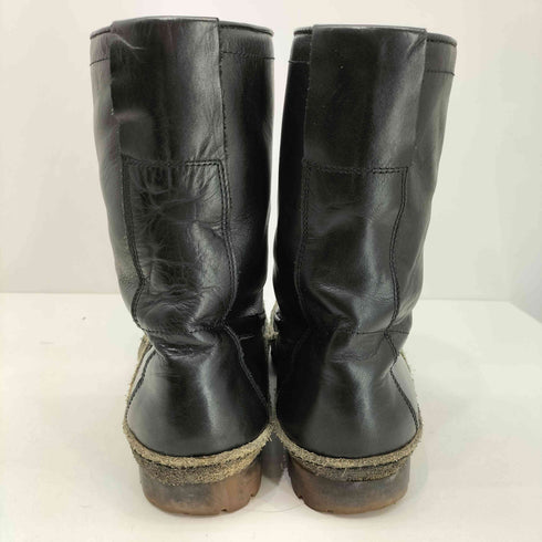 アラウンドザシューズ around the shoes レースアップ レザーブーツ メンズ EUR:42