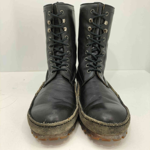 アラウンドザシューズ around the shoes レースアップ レザーブーツ メンズ EUR:42