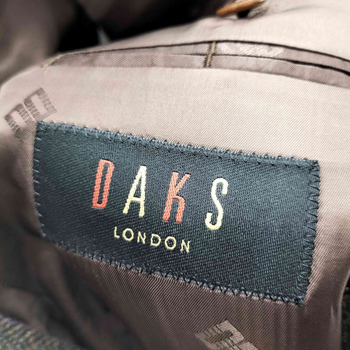 ダックス DAKS 2B チェックテーラードジャケット メンズ