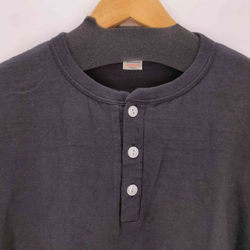 ウエアハウス WAREHOUSE S/S コットンヘンリーネック Tシャツ メンズ import:S