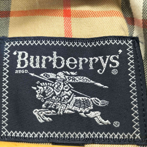 バーバリーズ BURBERRYS 裏地ノバ 比翼ハーフコート 玉虫 メンズ JPN:S