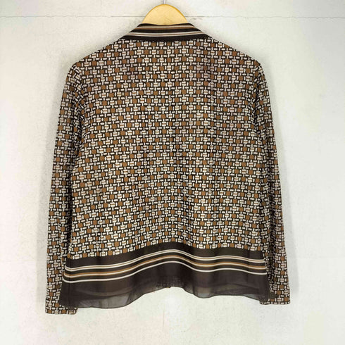 F.zund 総柄オープンカラーシャツ レディース