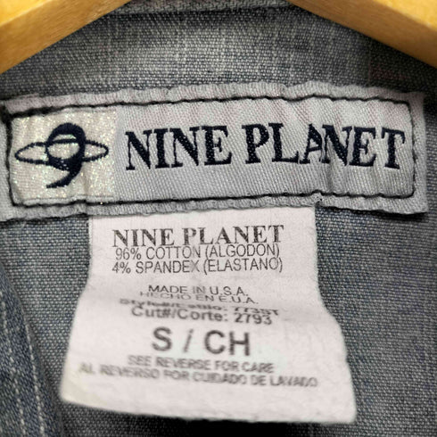 NINE PLANET USA製 ショート丈 デニムジャケット Y2K レディース JPN:S
