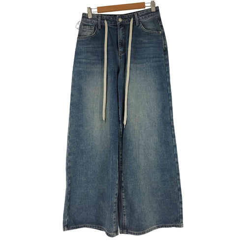 SUNONEONE ドロストワイドデニムパンツ レディース JPN:S