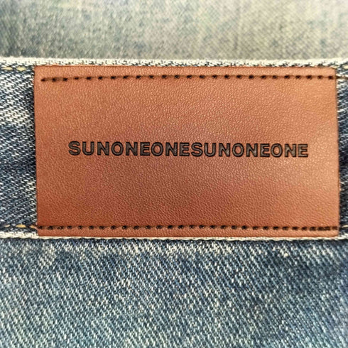 SUNONEONE ドロストワイドデニムパンツ レディース JPN:S