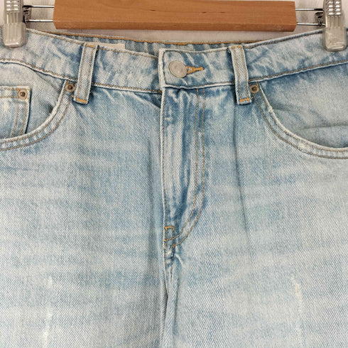 ザラ ZARA ダメージ ローライズ デニムバミューダジョーツ メンズ FR:36-38