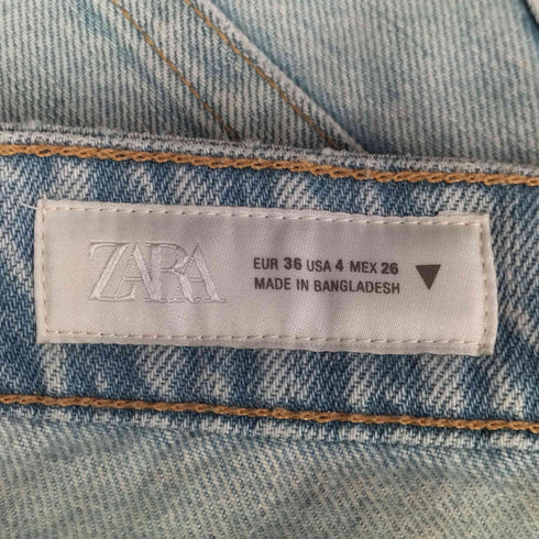 ザラ ZARA ダメージ ローライズ デニムバミューダジョーツ メンズ FR:36-38