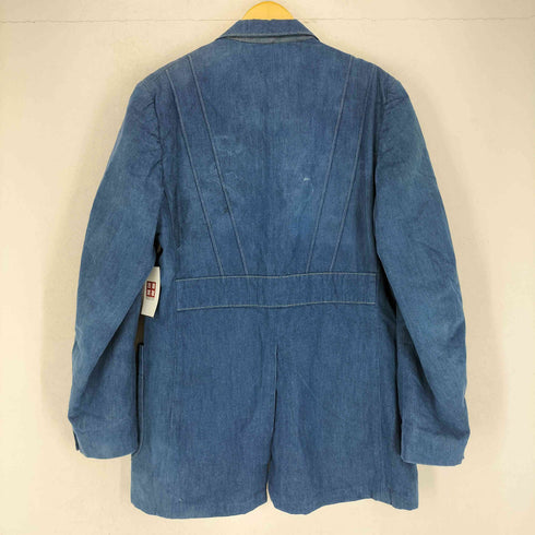 Hubbard tailored in usa インディゴ 2Bテーラードジャケット メンズ