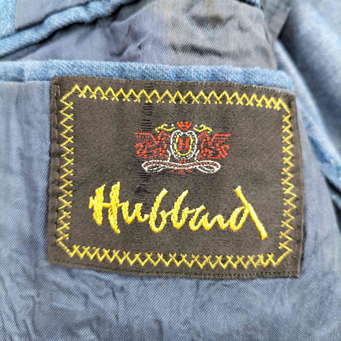 Hubbard tailored in usa インディゴ 2Bテーラードジャケット メンズ