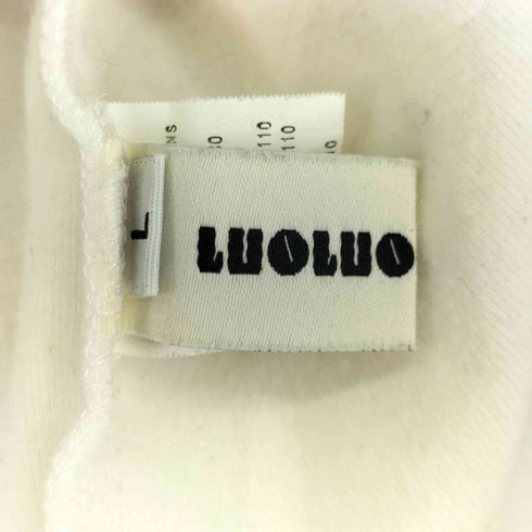 LUOLUOJUANJIE リボン刺繍 L/S Tシャツ レディース import:L