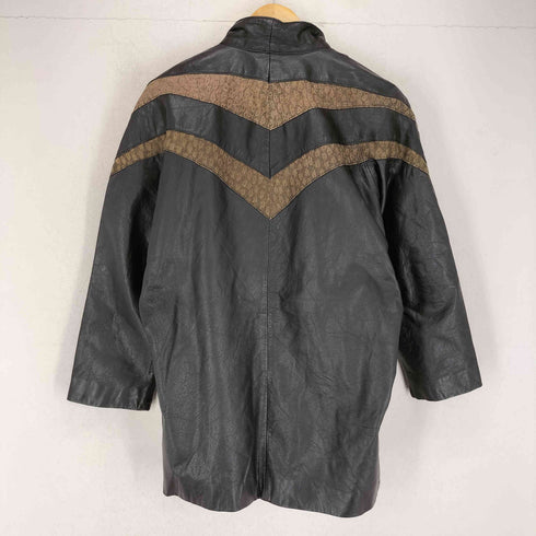 PELLE genuine leather 本革 デザインレザージャケット レディース JPN:S