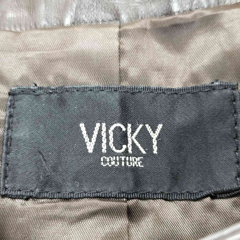 VICKY pig leather レザージップアップジャケット レディース JPN:2
