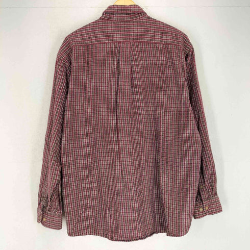 ラウンドツリーアンドヨーク roundtree&yorke ボタンダウン コットンチェックシャツ メンズ JPN:XL