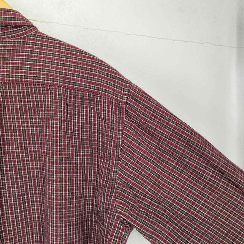ラウンドツリーアンドヨーク roundtree&yorke ボタンダウン コットンチェックシャツ メンズ JPN:XL