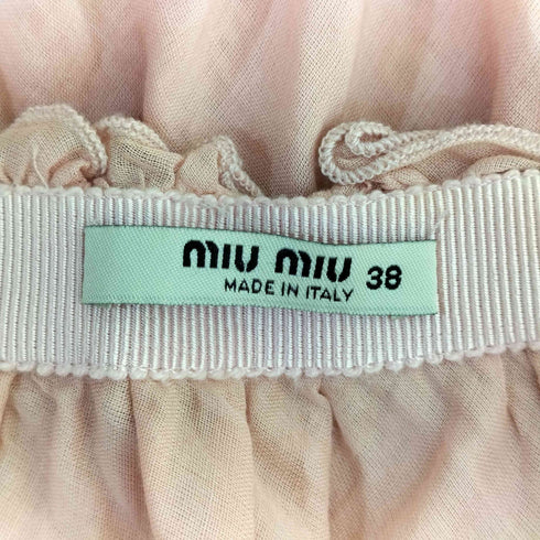 ミュウミュウ miu miu フレアスカート レディース 38