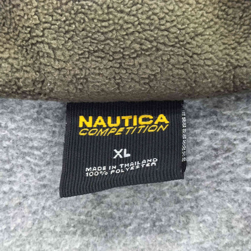 ノーティカコンプレッション NAUTICA COMPETITION 90s ハーフジップ フリースジャケット メンズ import:XL