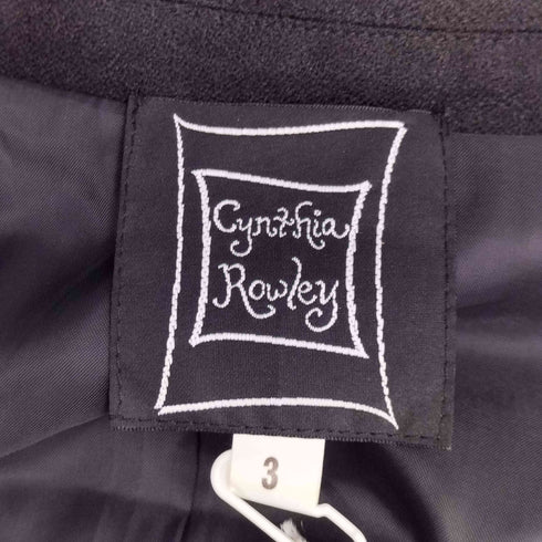 シンシアローリー Cynthia Rowley 襟デザイン ウールテーラードジャケット レディース JPN:3