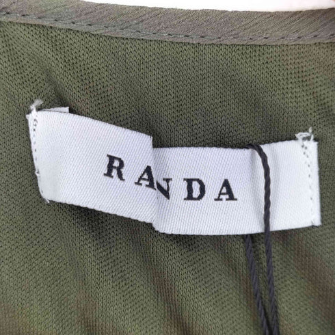 ランダ RANDA フラワー刺繍フレアワンピース レディース JPN:0