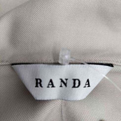 ランダ RANDA パフスリーブ ビック襟ブラウス レディース JPN:0