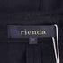 リエンダ rienda リボンガウンコート ブラック レディース JPN:M