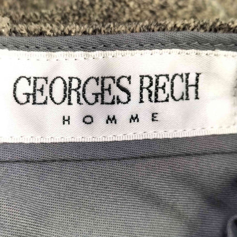 ジョルジュレッシュ GEORGES RECH 2タック レーヨンウール スラックスパンツ メンズ 78