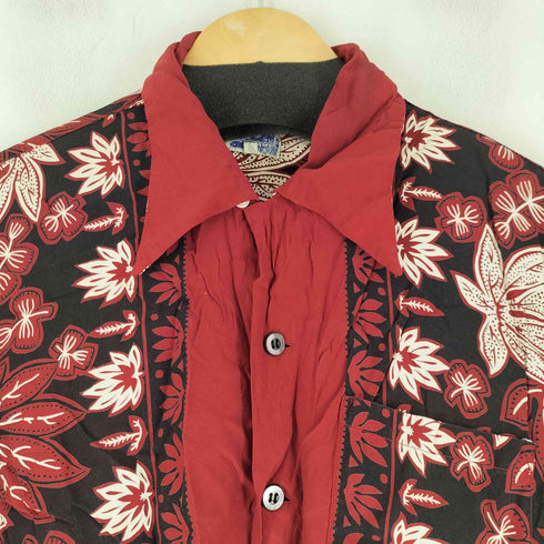 ビームス BEAMS リーフ柄 アロハシャツ メンズ JPN:M