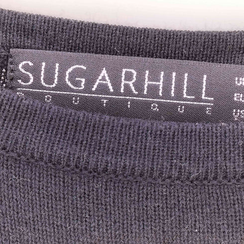 シュガーヒル SUGARHILL twinkle 星刺繍 レーヨン クルーネックニット レディース UK:8