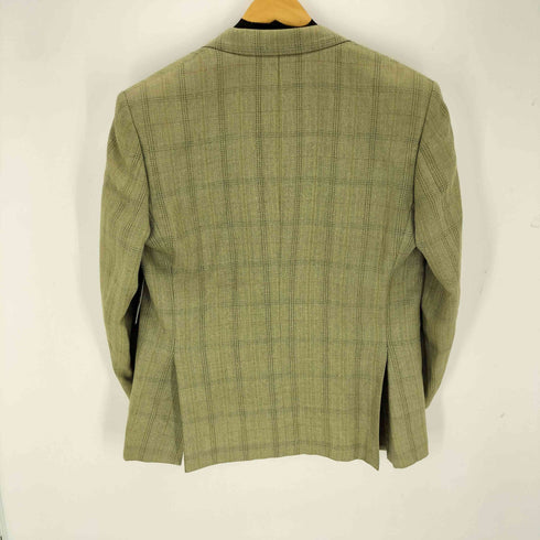 ダックス DAKS リネンシルク混 チェック テーラードジャケット メンズ