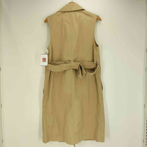ザラ ZARA ベルテッドトレンチコートベスト レディース import:S