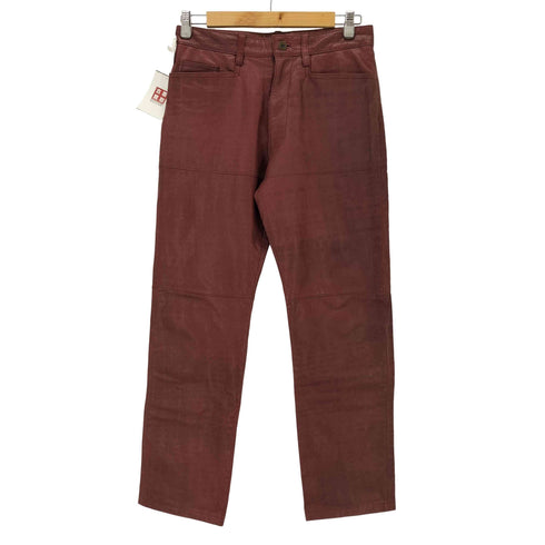 コムサデモードメン COMME CA DU MODE MEN 00s 山羊革 ゴートレザーパンツ メンズ S
