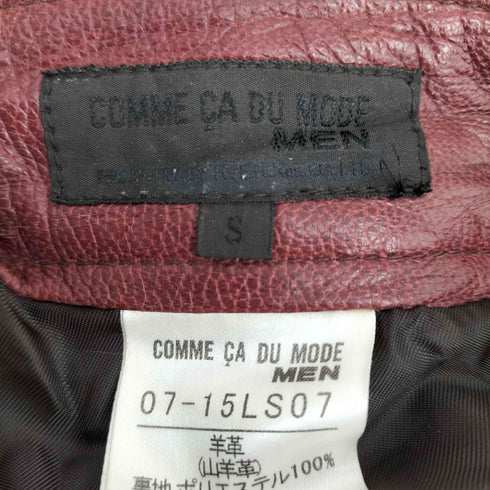 コムサデモードメン COMME CA DU MODE MEN 00s 山羊革 ゴートレザーパンツ メンズ S