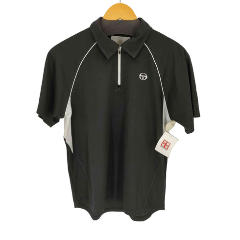 セルジオタッキーニ SERGIO TACCHINI ハーフジップ パイピング S/S ポロシャツ メンズ JPN:M