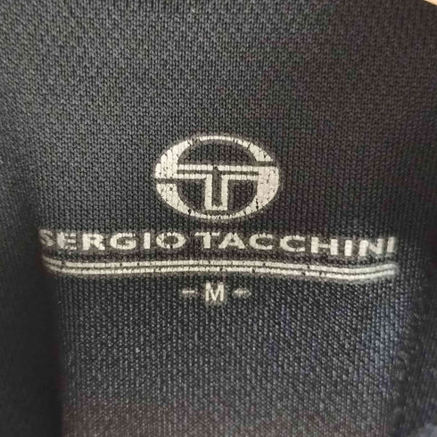 セルジオタッキーニ SERGIO TACCHINI ハーフジップ パイピング S/S ポロシャツ メンズ JPN:M