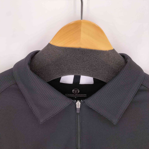 セルジオタッキーニ SERGIO TACCHINI ハーフジップ パイピング S/S ポロシャツ メンズ JPN:M