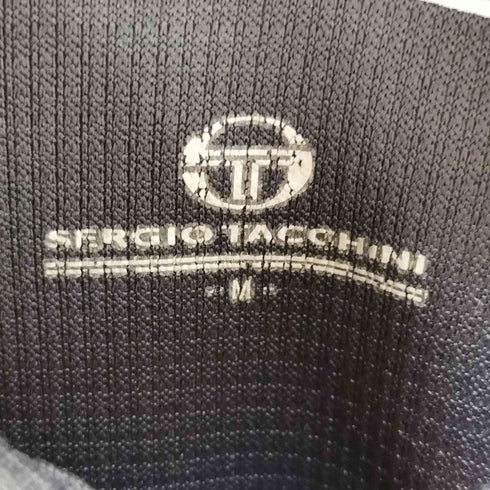 セルジオタッキーニ SERGIO TACCHINI ハーフジップ パイピング S/S ポロシャツ メンズ JPN:M