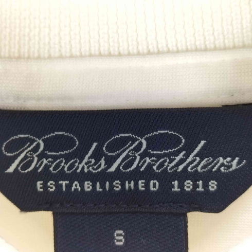 ブルックスブラザーズ BROOKS BROTHERS ワンポイントロゴ刺繍 半袖 コットンポロシャツ メンズ import:S