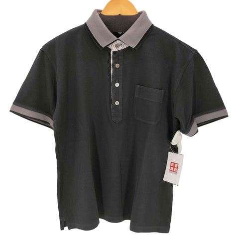 ランバン スポール LANVIN SPORT コットンポリ S/S ポロシャツ メンズ US:38