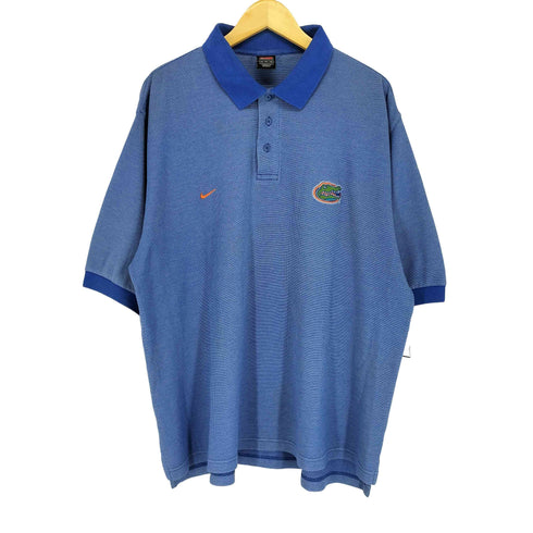 ナイキ NIKE 90-00s ロゴワッペン 半袖ポロシャツ メンズ XL