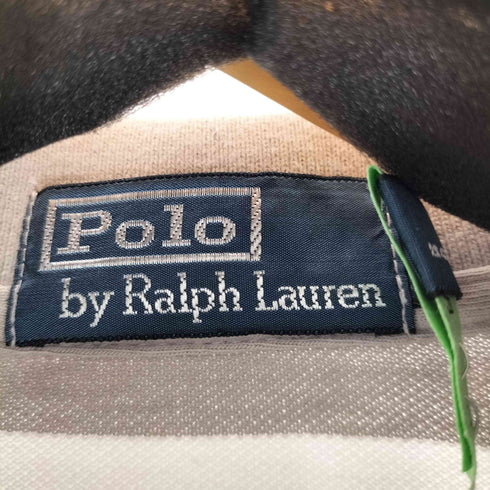 ポロバイラルフローレン Polo by RALPH LAUREN スモールポニー刺繍 S/S ボーダー ポロシャツ メンズ JPN:XS