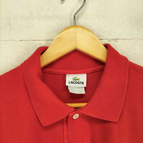 ラコステ LACOSTE ロゴワッペン半袖ポロシャツ メンズ 9