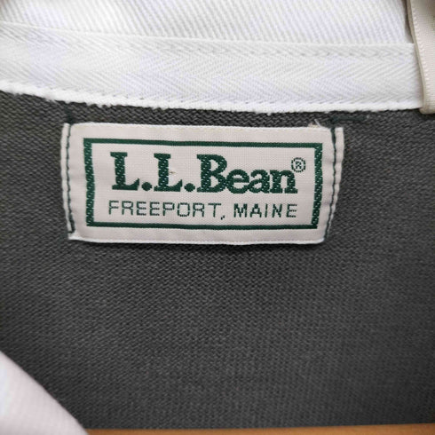 エルエルビーン L.L.Bean 90s USA製 マルチボーダー ロングスリーブ ポロシャツ メンズ XL
