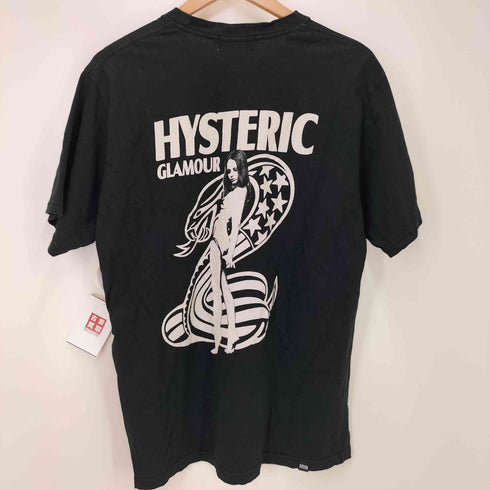 ヒステリックグラマー HYSTERIC GLAMOUR US COBRA 両面 プリント S/S クルーネック Tシャツ メンズ JPN:L
