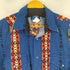 ラングラー Wrangler 90S ネイティブストライプ柄 S/S ウエスタンシャツ メンズ JPN:XL