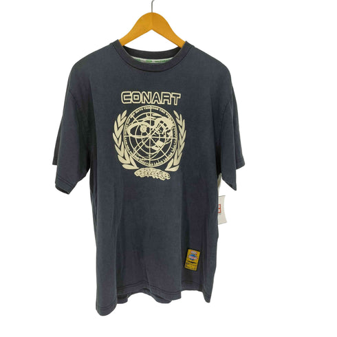 コナート CONART 90s アートワーク グラフィティ プリント クルーネック S/S Tシャツ メンズ import:L