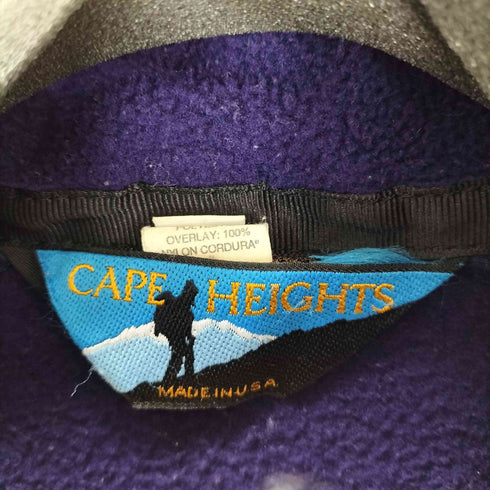 ケープハイツ cape HEIGHTS 90s USA製 切替フリースジャケット メンズ M