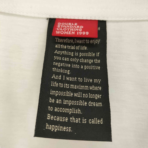 ダブルスタンダードクロージング DOUBLE STANDARD CLOTHING グラフィックロングスリーブ レディース FREE