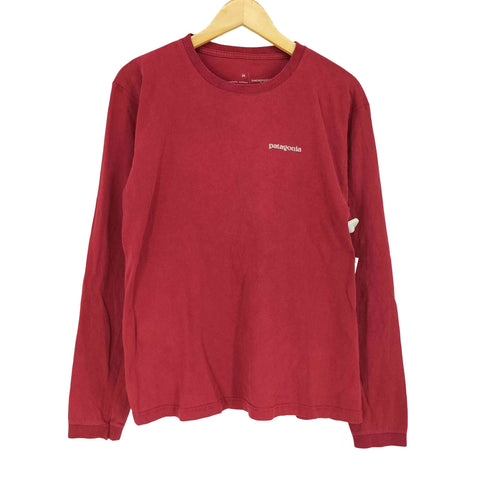 パタゴニア patagonia 背面プリント オーガニックコットン ロングスリーブTシャツ メンズ M