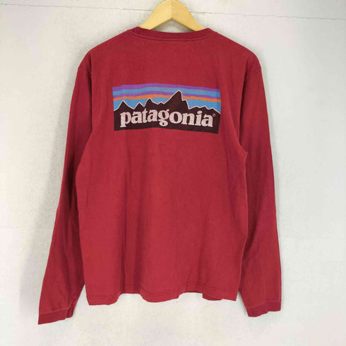 パタゴニア patagonia 背面プリント オーガニックコットン ロングスリーブTシャツ メンズ M