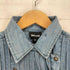 ジャストカヴァリ Just Cavalli ピンタックデザイン バイカラーシャツ レディース JPN:38