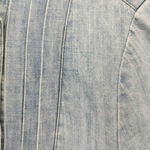ジャストカヴァリ Just Cavalli ピンタックデザイン バイカラーシャツ レディース JPN:38
